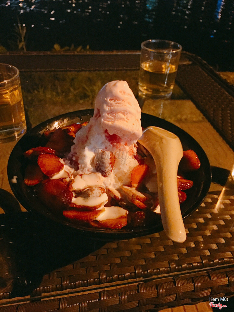 Bingsu dâu