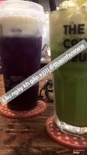 Quán view đẹp, không gian thoáng. Matcha latte vị hơi lạt nhưng thơm. Trà hoa đậu biếc vị giống việt quất, khá ngon. Nói chung là khá thích <3