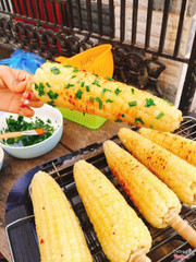 Bắp nướng mỡ hành