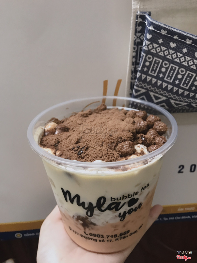 Trà sữa thái dầm milo kem cheese