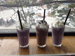 chocolate smothie việt quất:))