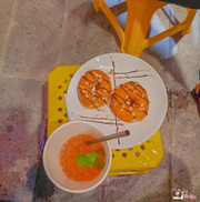 Dưa hấu bạc hà và donut cơ bản bắt kem