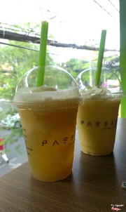 Mango chiller and lemon soda