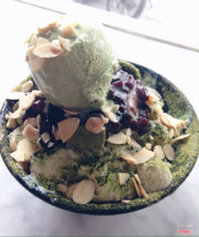 bingsu trà xanh