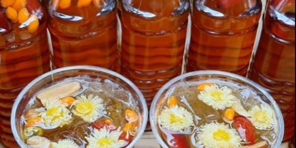 Nước Sâm & Bánh Flan Trân Trâm