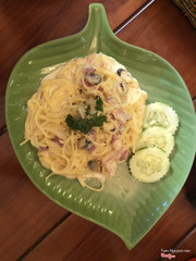 Mỳ ý sốt kem nấm