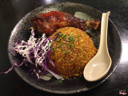 cơm chiên cay gà teriyaki - thịt đậm vị, cơm chiên lạ