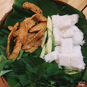 Bún chả cốm