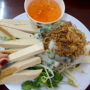 Bánh cuốn nhân thịt 