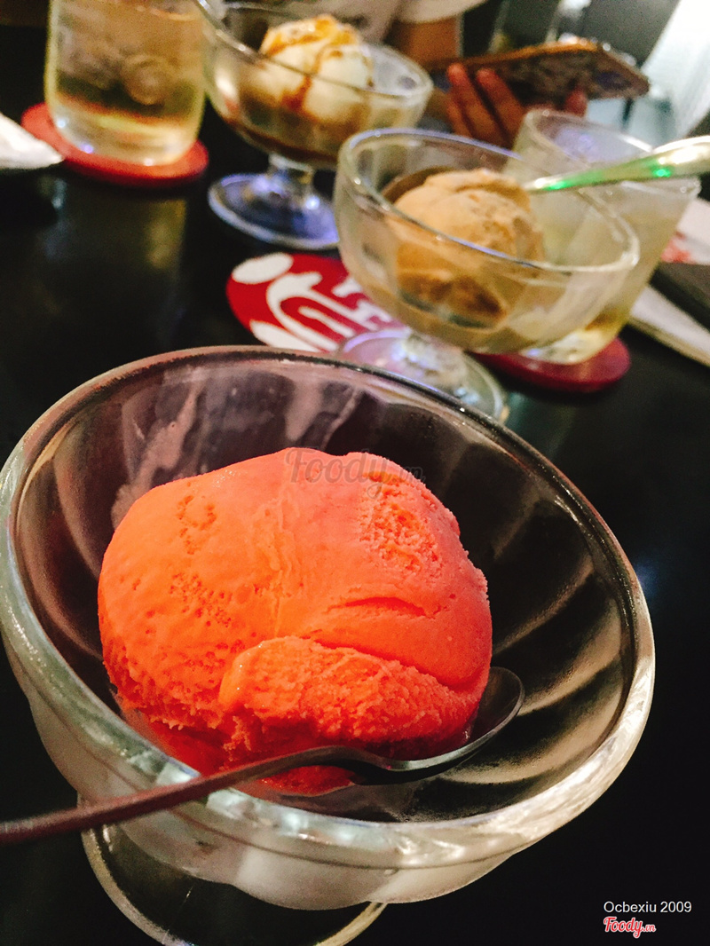 Vị kem Sherbet Dâu tây đỏ