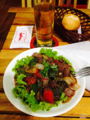 Bánh mì chấm bò lúc lắc 55k