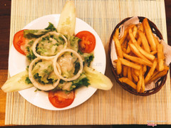 Salad dầu giấm ăn ngọt miệng rất vừa 