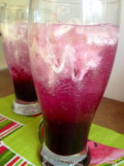 Soda blueberry