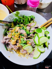 Mì xào bò