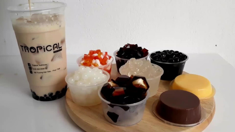 MILKTEA COMBO 8 loại topping