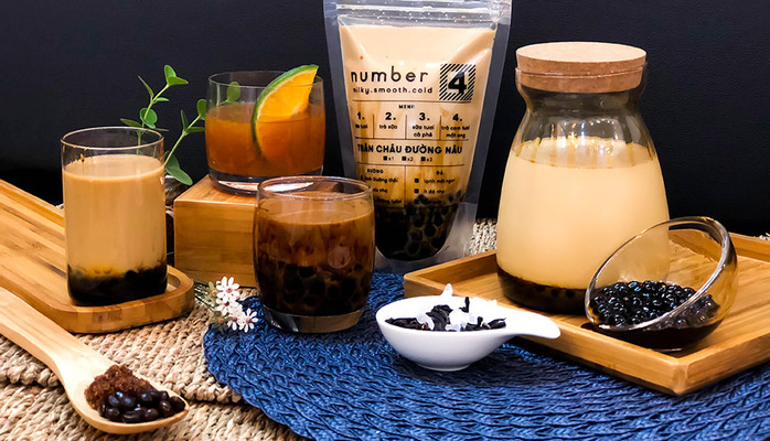 Sữa Tươi Trân Châu Đường Nâu Đài Loan Number4 - Shop Online