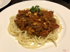 Spaghetti bò bằm