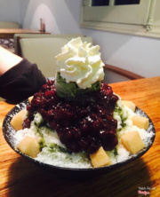 bingsu đậu đỏ