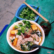 Bún riêu bò giò đậu - 25k