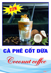 Cà phê cốt dừa _ 22.000 đ