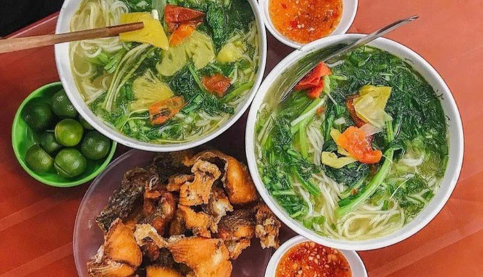 Bún Cá Chấm Hà Béo