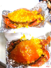 Cua sốt trứng muối