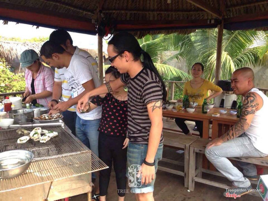 Địa điểm tiệc nướng BBQ dã ngoại treegarden.vn