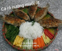 cá rô nướng muối