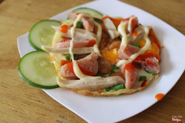 Pizza trứng 