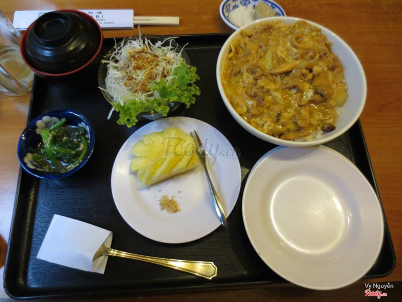 Lunch set oyakodon
