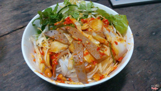 Bún mắm chả + thịt luộc