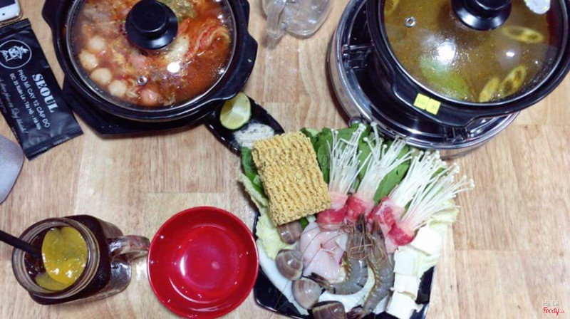 Mì cay suất đặc biệt + lẩu 1 người 