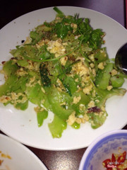 Khổ qua xào trứng 