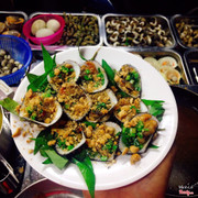 Sò Lông nướng mỡ hành