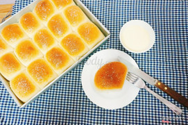 bánh mì chưng sữa