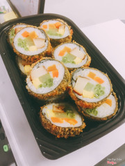 sushi gà chiên