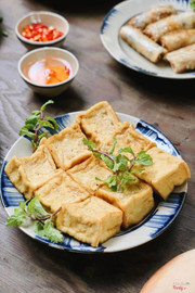 Fried Homemade tofu 35k