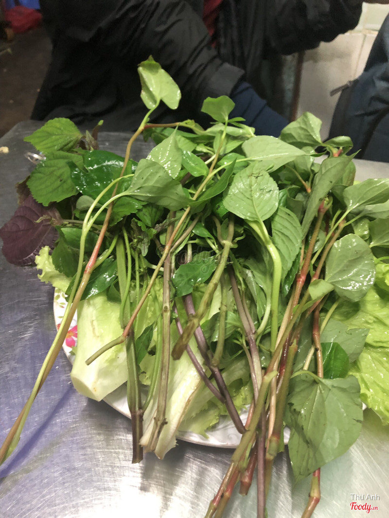 Rau nhiều, tươi, xin thêm thoải mái