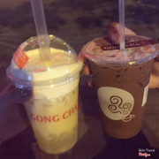 Sau khi uống nhiều chi nhánh thấy Gongcha HTM là ngon nhất. Trà Alisa là bét saler rồi giờ mới uống thử trà sữa socola vị đắng đắng nguyên chất 👍👍