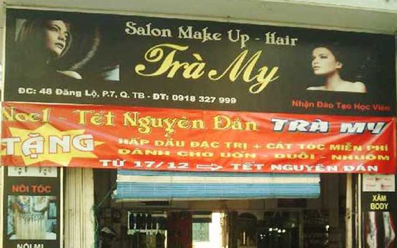 Trà My Salon Makeup Hair - Đặng Lộ