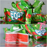 Kẹo cuộn Foot: 15k/cuộn; set 5 cuộn 68k/set