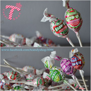 Kẹo mút Blowpop nhân chewing: 9k/cây; set 5 cây 5 mùi 40k/set