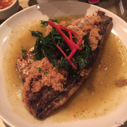 Cá chẽm sốt Thái chua cay 165k