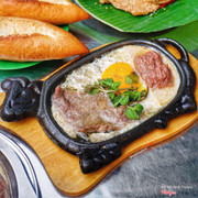 Bò Né combo 2 (trứng, pate, chả, thịt) địa chỉ: 09 Bàu Hạc 2, giá 25k ạ