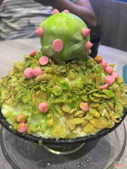 bingsu trà xanh