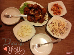 Gà rút xương sốt mật ong