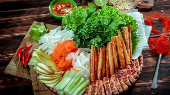 Mạnh Tít Foody - Nem Nướng Nha Trang - Cầu Diễn