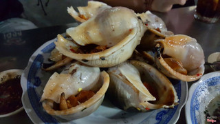 ốc tỏi nướng muối ớt