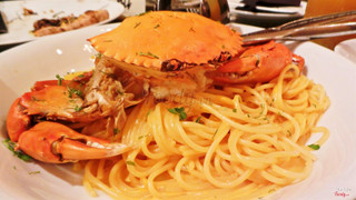 Tomato Spaghetti with crab and Tomato sauce vị lạ và ngon - giá 210K