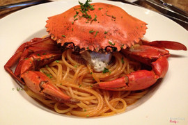 Crab spagetti
